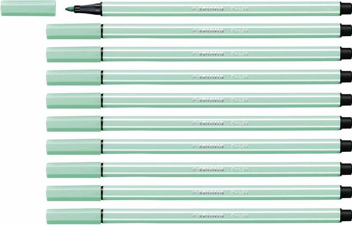 Energie-Label STABILO Premium-Filzstift - Pen 68 - 10er Pack - eisgrün (Eisgrün, 10 x)