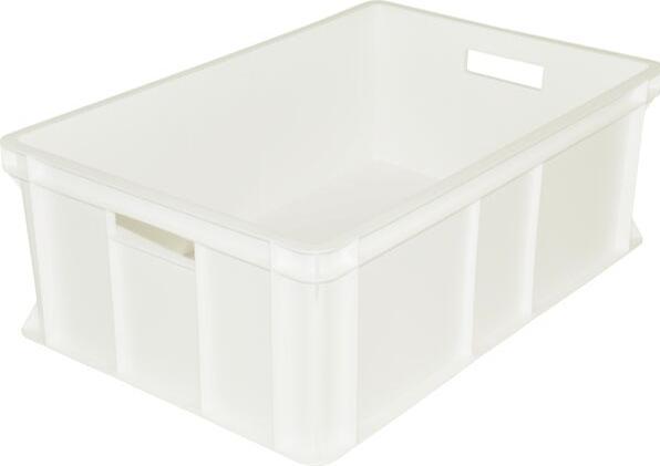Image du produit Siemens Bac gerbable plastique, blanc, hauteur : 210 mm, longueur : 600 mm, largeur : 400 mm