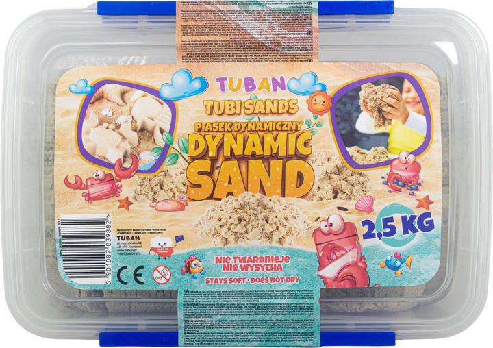 Produktbild Tuban Dynamischer Sand 2,5 kg im Karton, natur
