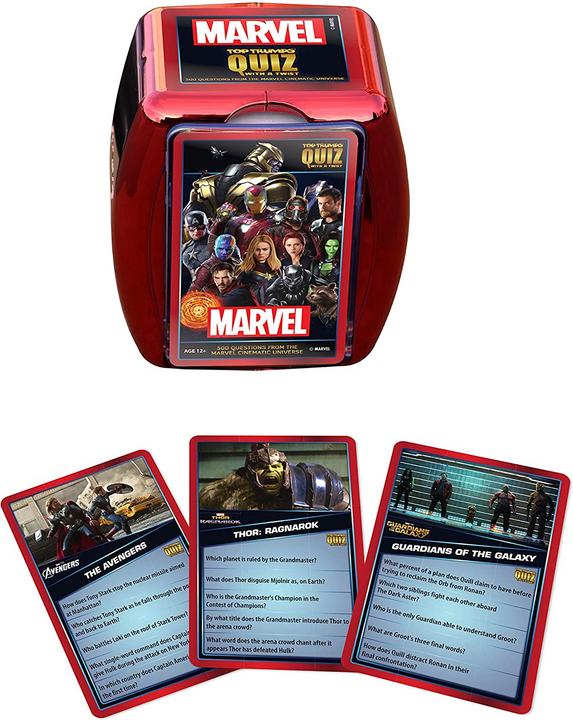 Actual product image Winning Moves WM00006-ITA-6 TOP TRUMPS QUIZ - MARVEL (English)