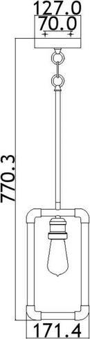 Image du produit Elstead Lighting Imahn Lampe à suspendre E27 Noir et laiton naturel (E27)