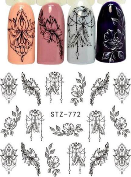 Produktbild Nagellack24 Nail Art Sticker Wassertransfer 772 (Nagelkleber)