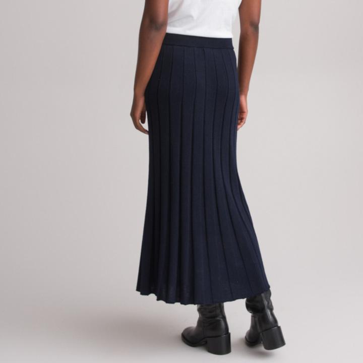 Actual product image Anne Weyburn Long pleated skirt (34)