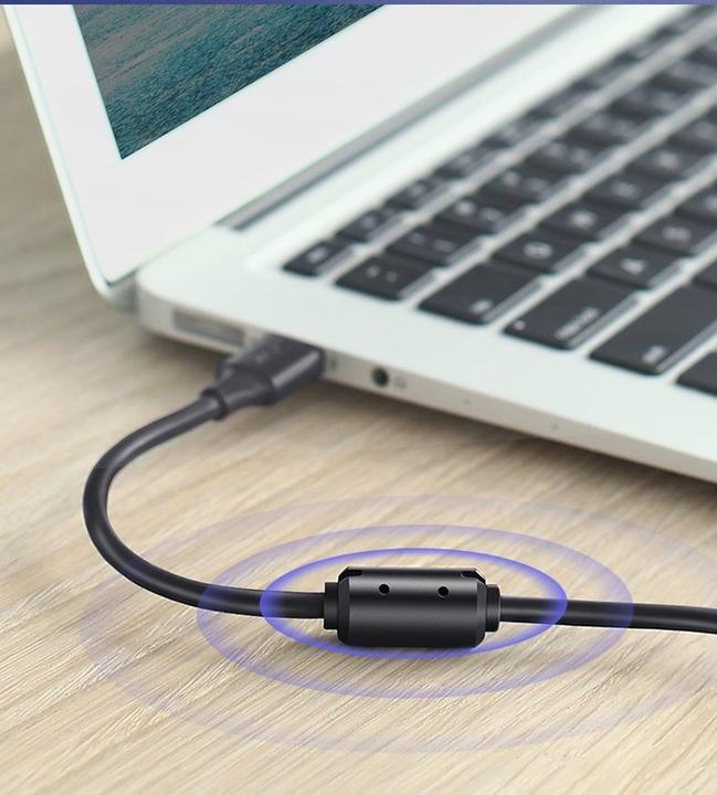 Productafbeelding Ugreen USB Type B printerkabel (mannetje) - USB 2.0 (mannetje) 480 Mbps 1,5 m zwart (US135 10350) (1.50 m, USB 2.0)