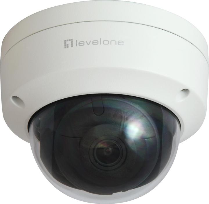 Produktbild LevelOne IPCam FCS-3402 Dome In 2MP H.265 IR6,5W PoE (1920 x 1080 Pixels)