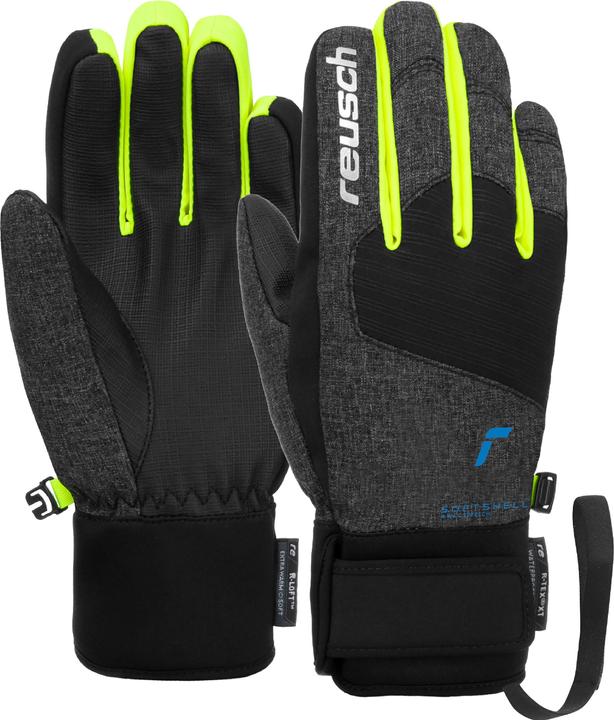 black melange, Black, Safety yellow