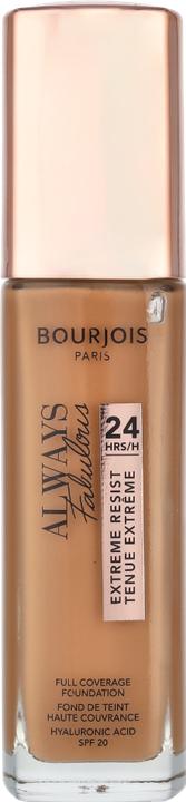 Actual product image Bourjois ALWAYS FABULOUS 24H foundation #520-caramel 30 ml (520 Caramel)