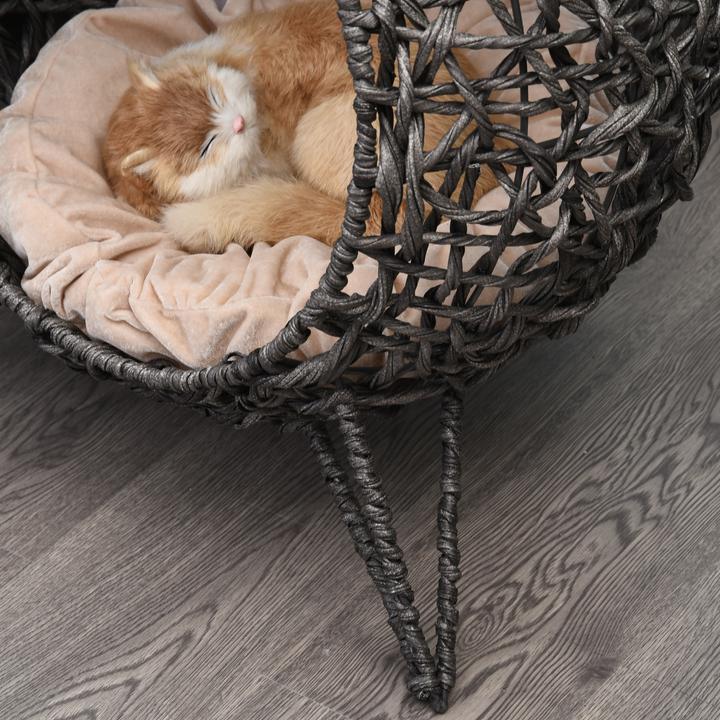 Image du produit PawHut Panier pour chat avec coussin (Chat)