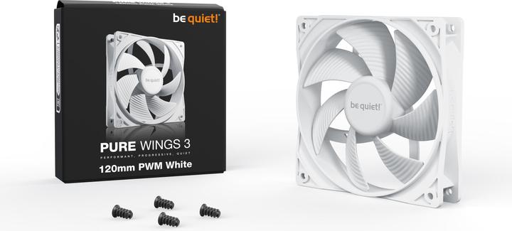 Image du produit be quiet! Pure Wings 3 PWM wh 120x120x25 (120 mm, 1 x)