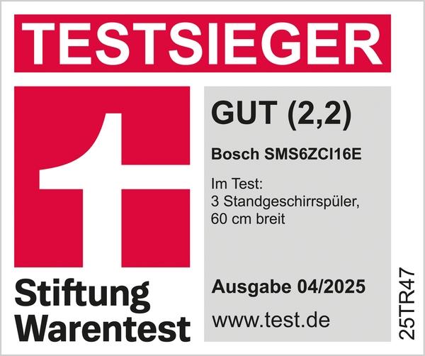 Actual product image Bosch Hausgeräte SMS6ZCI16E, Series 6