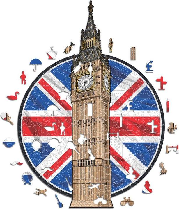 Produktbild Iconic Big Ben - Monument Holz Puzzle Grösse S (150 Teile) (150 Teile)