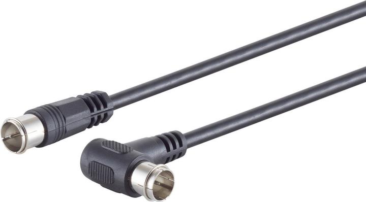Actual product image Shiverpeaks S/CONN maximum connectivity Sat connection cable, F-Quick angle plug (100 dB, Antenna cable)