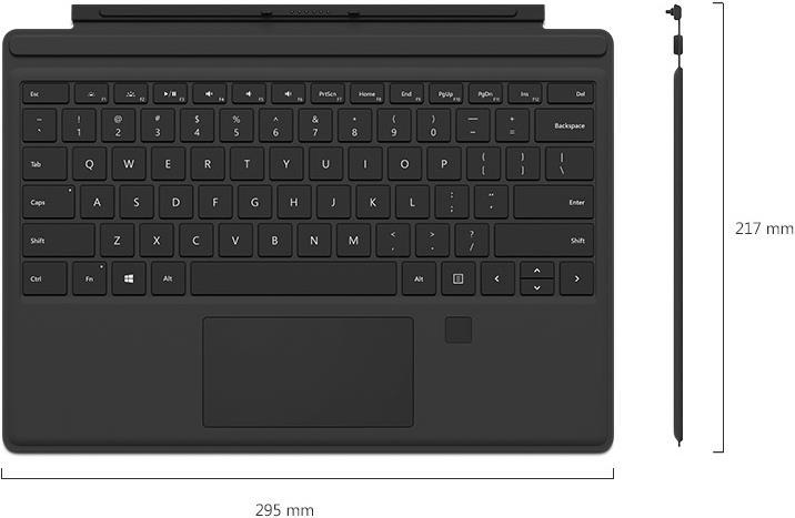 Actual product image Microsoft Type Cover with fingerprint sensor (DE, Docking)