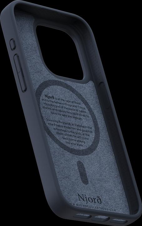 Immagine prodotto Njord Custodia rigida per Magsafe in pelle Salm.Leather Nero (Apple iPhone 15 Pro)
