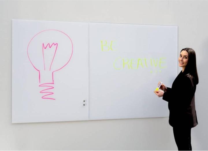 Image du produit Franken Glas-Whiteboard (100 x 65 cm)