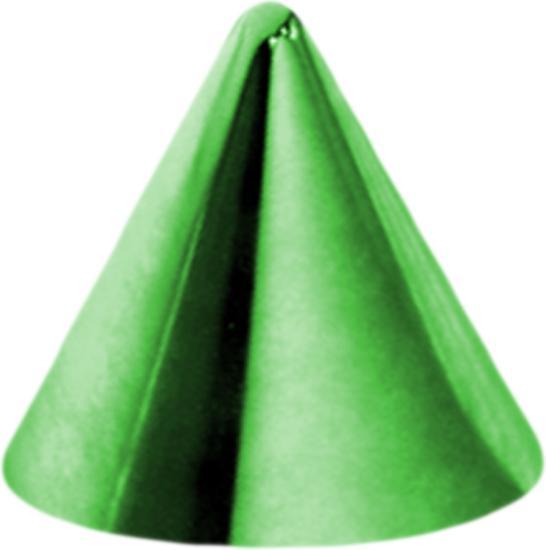 Star Piercing Cone grün (ohne Messing, Titan G23)