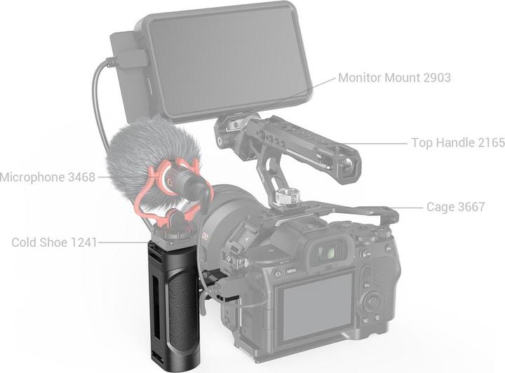 Image du produit SmallRig Mini Nato Side Handle (Poignée)