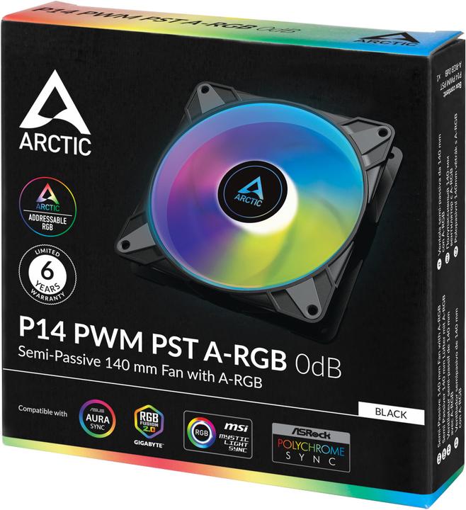 Produktbild Arctic P14 PWM PST A-RGB (140 mm, 1 x)
