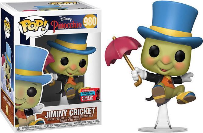 Produktbild Funko POP! Disney Pinocchio - Jiminy Cricket (Umbrella) Edition Limitée Fall Convention 2020