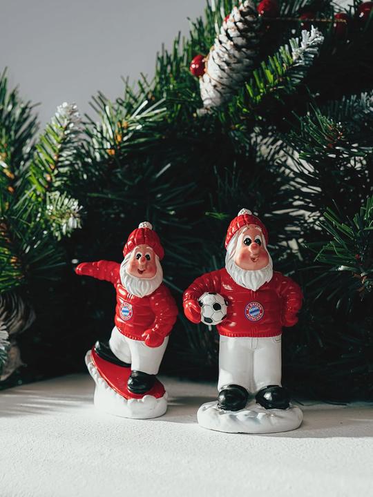 Produktbild FC Bayern München 2er-Weihnachtsfiguren-Set