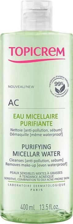 Actual product image Topicrem AC Purifying Micellar Water (Micelle water, 400 ml)