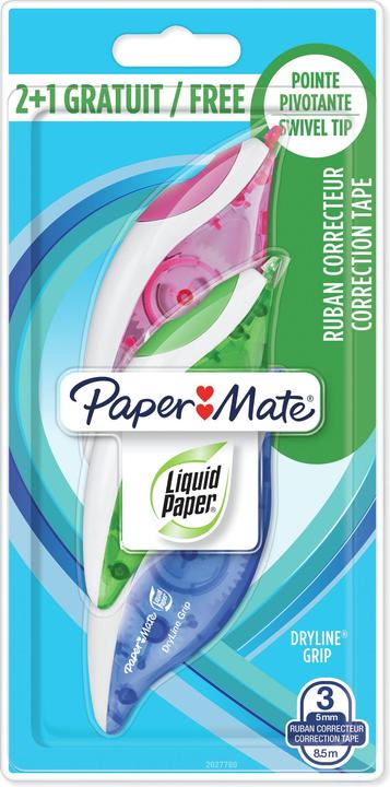 Paper Mate Korrekturroller DrylineGrip 3er /8.