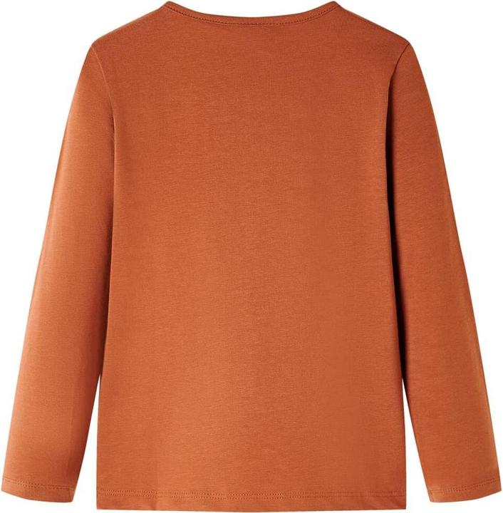 Immagine prodotto VidaXL Camicia da bambino a maniche lunghe Cognac 128,Materiale: 95 % cotone. 5 (128)