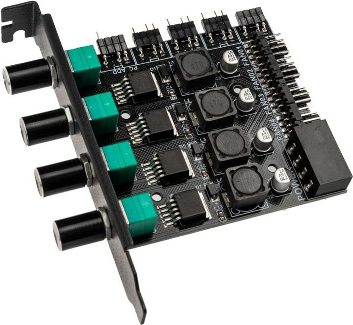 Productafbeelding Lamptron PCI-ventilatorregelaar CP436 ARGB - zwart - Accessoires Koeler/Fan (4 Ventilator)
