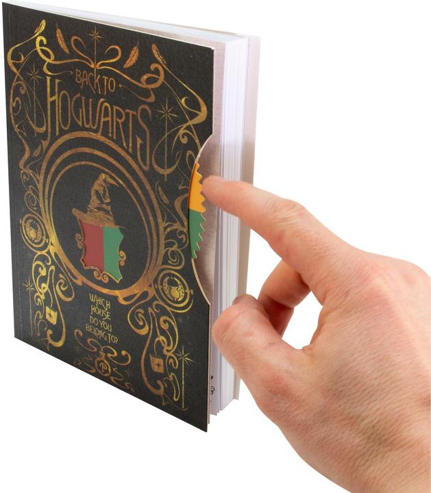 Actual product image Blue Sky Harry Potter bloc-notes Spinner Colourful Crest (carton de 6) (A5, Lined)