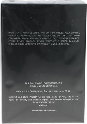 Actual product image Bellevue Parfums Elvis Presley Forever by Eau de Parfum Spray 100 ml (Eau de parfum, 100 ml)