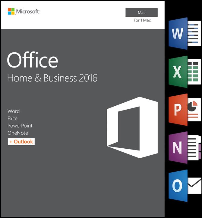 Image du produit Microsoft Office 2016 Famille & Entreprise (1 Utilisateur, 12 mois)