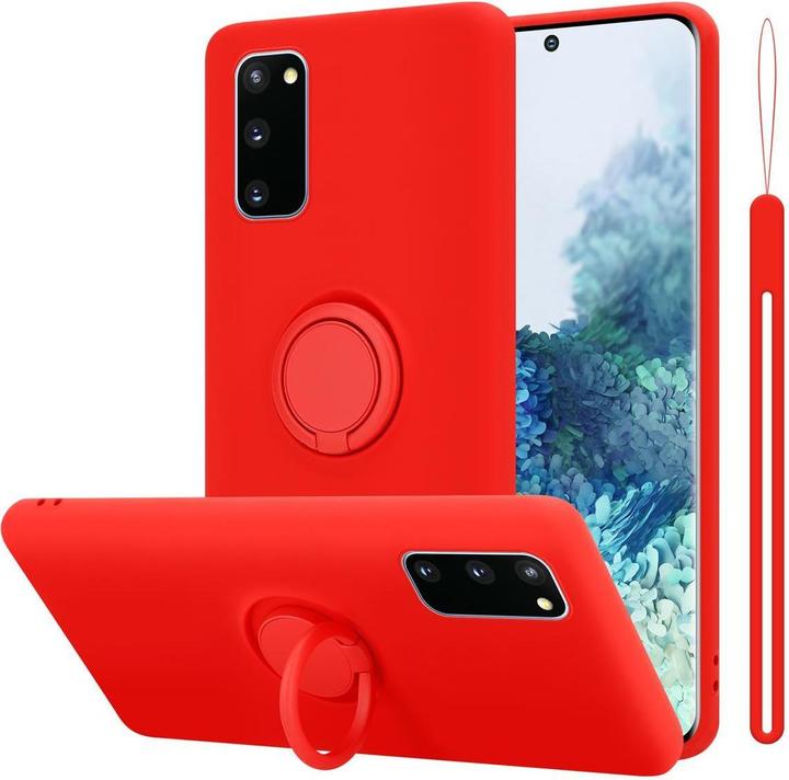 Actual product image Cadorabo TPU Liquid Ring Silicone Case Cover (Samsung Galaxy S20 FE)