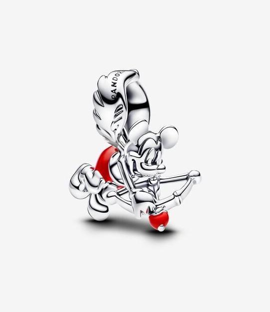Immagine prodotto Pandora Disney Mickey Mouse Cupid Charm (Sterling silver, Vernice a smalto)