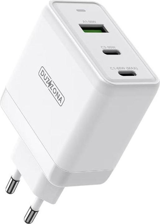 Duzzona T1 PD 65W GaN Travel Charger 1A2C - Weiss (65 W)