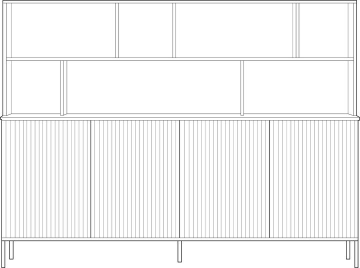 Produktbild Woood Gravure (150 x 200 x 44 cm)