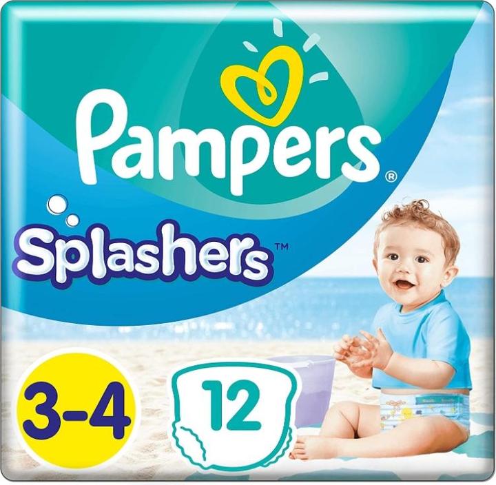 Image du produit Pampers Splashers (Taille 3, Taille 4, Pack, 12 pièce(s))