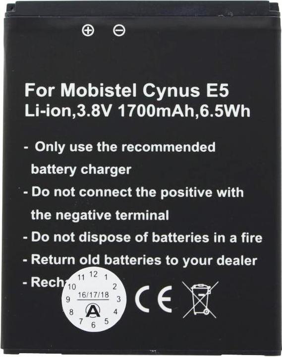 Image du produit AccuCell Akku Mobistel Cynus E5, Cynus E5 4G E500615050011476