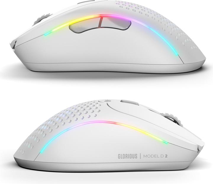 Actual product image Glorious PC Gaming Race Glorious Model D 2 Wireless Gaming Mouse - white (Wireless)