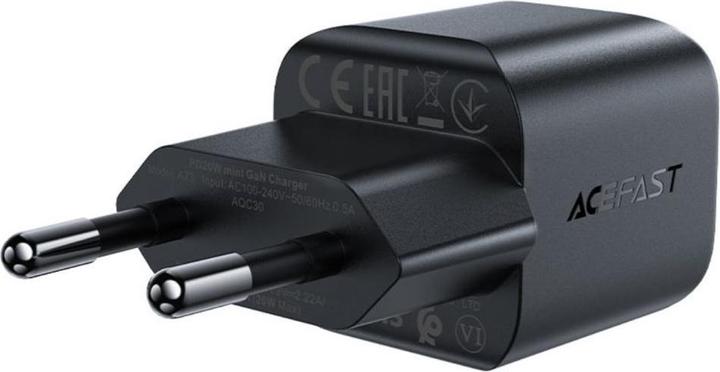 Produktbild Acefast A73 Mini PD 20W GaN USB-C Wandladegerät – Schwarz (20 W)