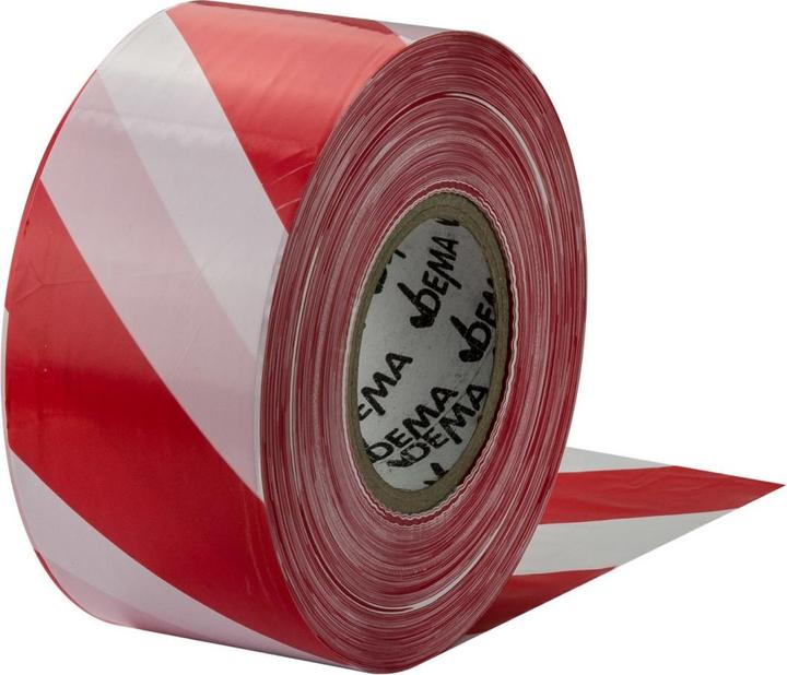 Produktbild Dema Absperrband 500 m rot/weiss