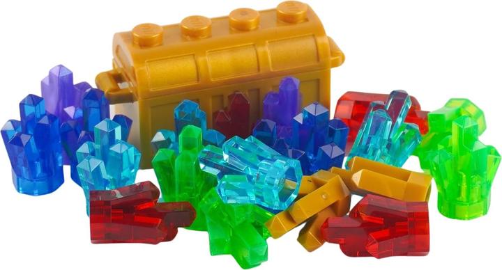 Produktbild LEGO Juwelen Schatz 20 Funkelnde Kristalle und 1 Schatztruhe - NEU! Teile 22x
