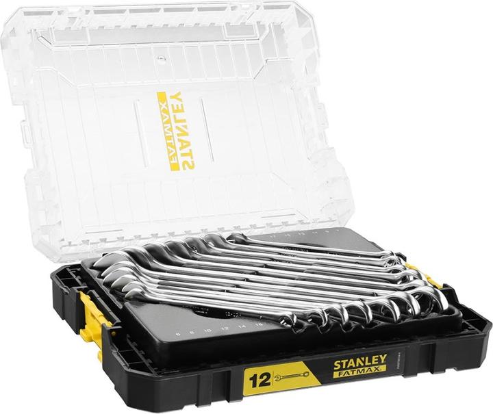 Produktbild Stanley RingmaulschlüsselSet 12teilig (17 mm, 7 mm, 16 mm, 15 mm, 8 mm, 14 mm, 12 mm, 13 mm, 9 mm, 6 mm, 10  mm, 11 mm)