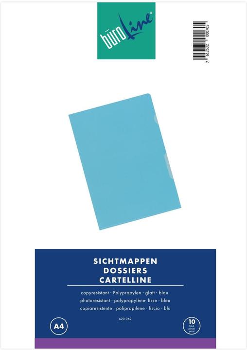 Actual product image BüroLine Display folders - polyethylene (A4, 100 x)
