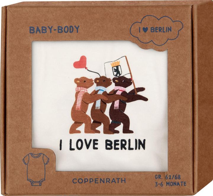 Actual product image Baby bodysuit: I love Berlin (68)
