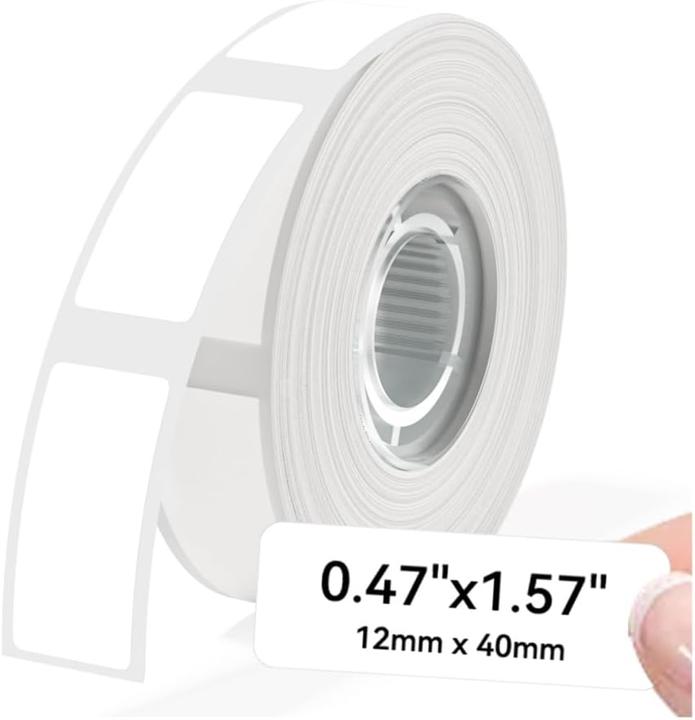 Actual product image Phomemo Thermo-Etiketten 12 x 40 mm für D30/D30 PRO (160 Stk.)