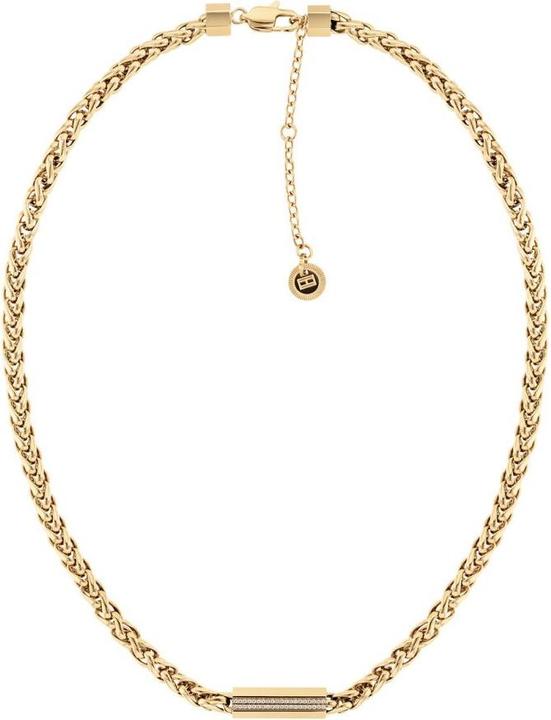 Tommy Hilfiger - Fashion gold-plated necklace with zircons 2780873