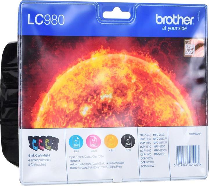 Produktbild Brother LC-980 Value Pack (M, C, Y, BK)