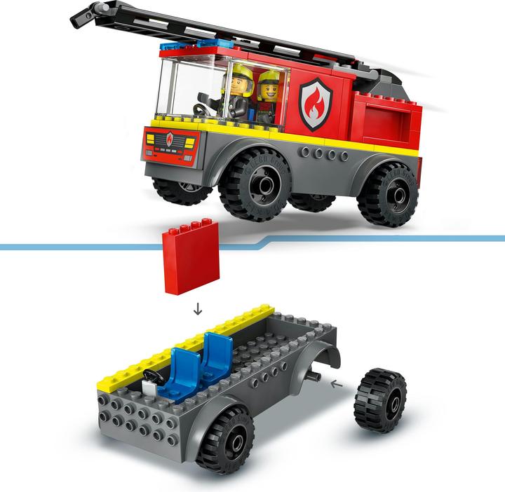 Produktbild LEGO Feuerwehrleiterfahrzeug (60463, LEGO City)