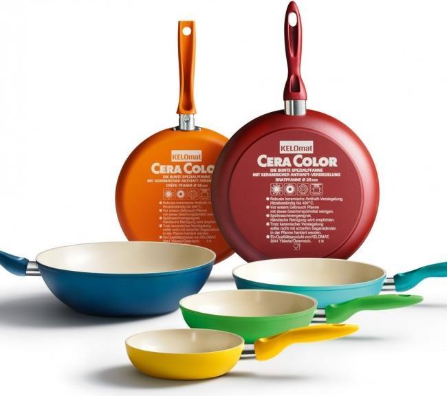 Image du produit Kelomat Cera Color (28 cm, Wok, Acier inoxydable)