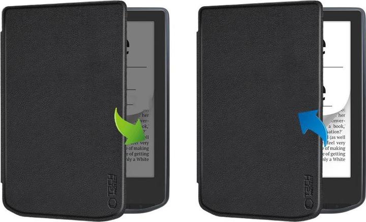 Immagine prodotto Tech-Protect Custodia SmartCase per PocketBook Verse / Verse Pro - blu con fiori di sakura (Verse Pro)